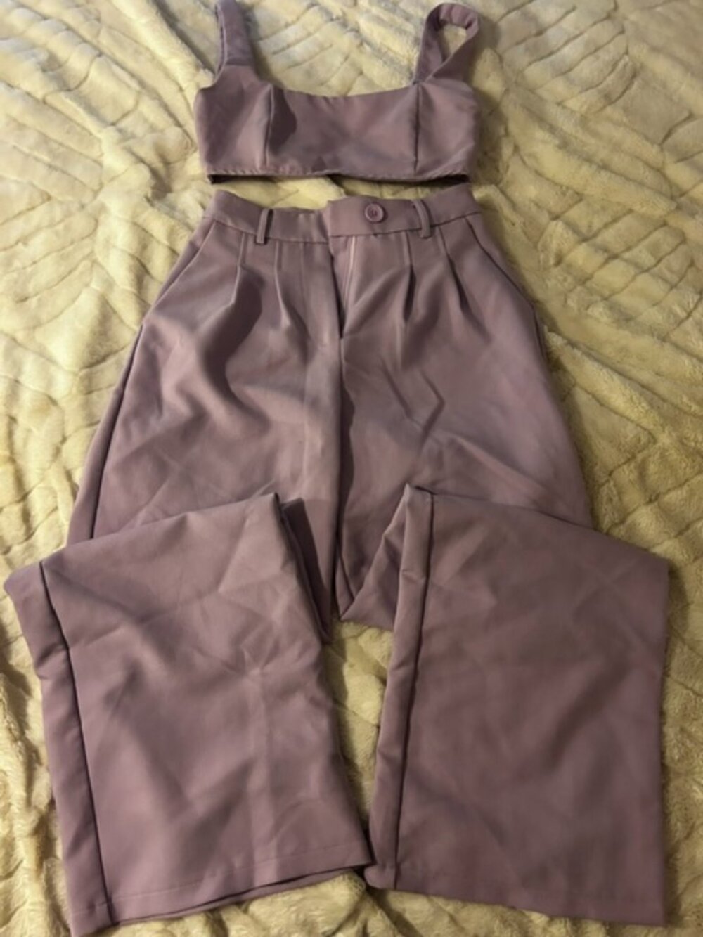Princess Polly Huxley Trouser Set Lilac